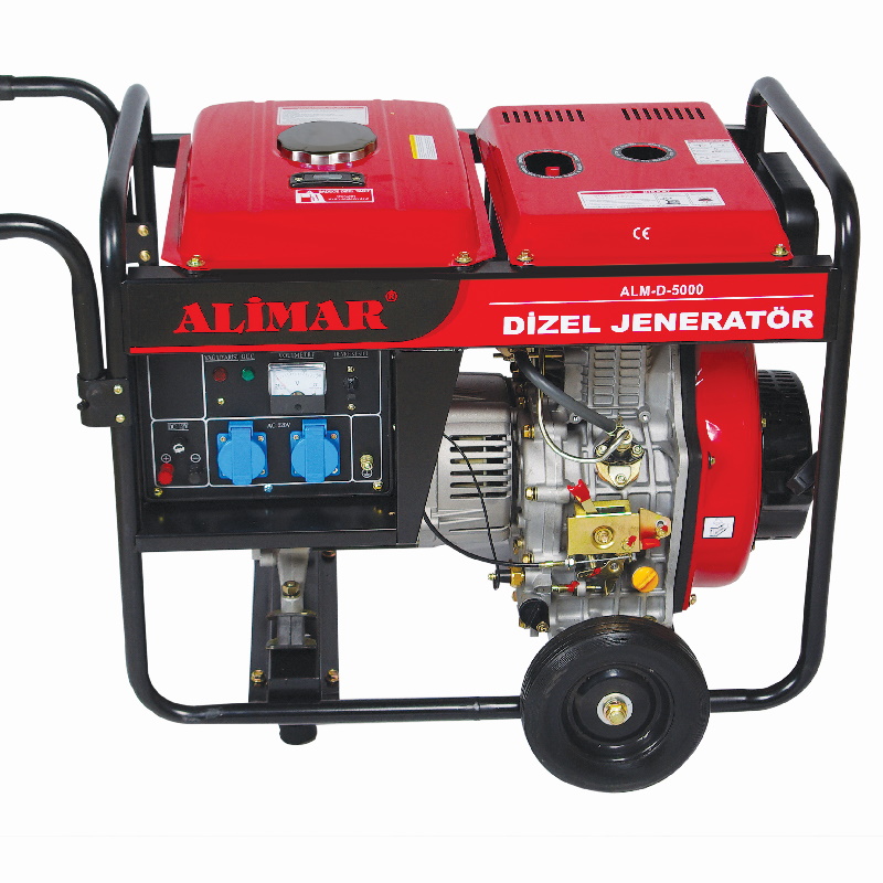 Генератор дизельний ALIMAR 1 фаза (220В), 4кВт, (ALM D 5000 ME)